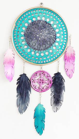 Five Feather Dream Catcher image 0